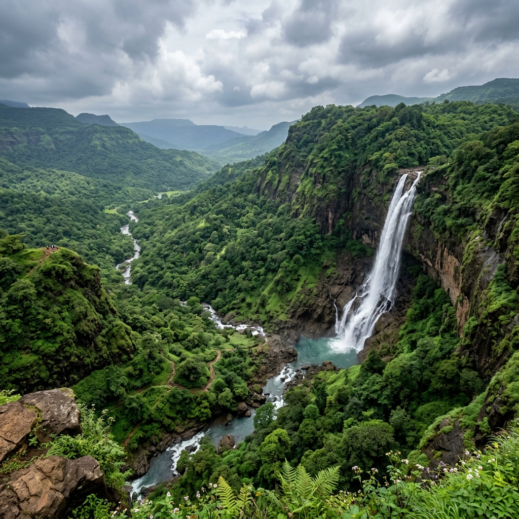 Waterfall background